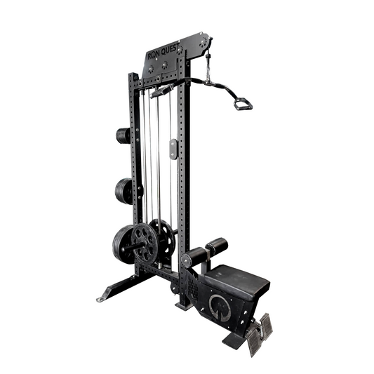 Lat pull down w/ Low Row (Plate loaded)
